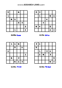 imprimer des sudoku junior