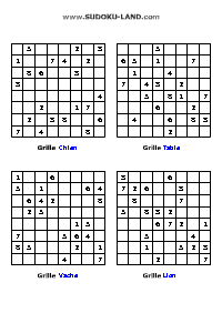 imprimer des grilles de sudoku 8x8